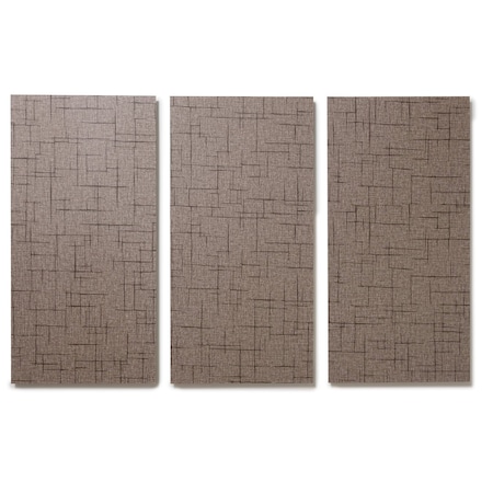 Lucida Surfaces LUCIDA SURFACES, FabCore Rustic Deco 12 in. x24 in. 3mm 28MIL Glue Down Luxury Vinyl Tiles , 60PK FC-3801PLT